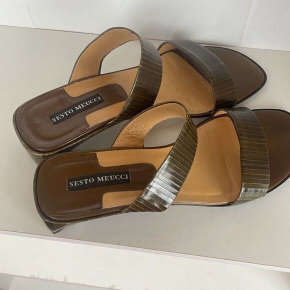 Sesto Meucci Double Strap Mule Sandals - Picture 5 of 10